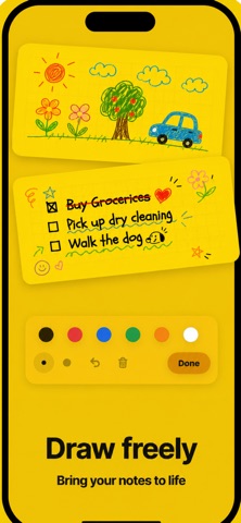 LockScreenNotes & Widget iPhone screenshot