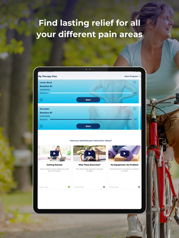 PTX Therapy - 24/7 Pain Relief iPad screenshot 6 - Health & Fitness app