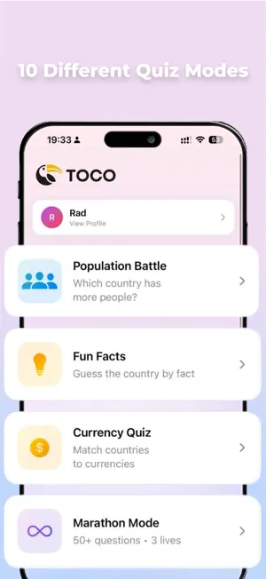 Capitals Quiz – TocoApps screenshot 4