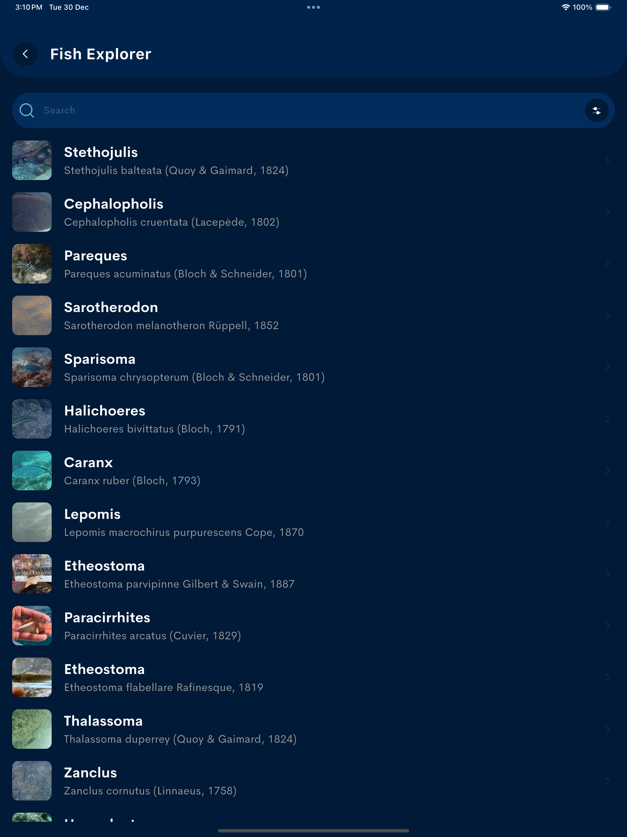 Fish Scanner to Identify