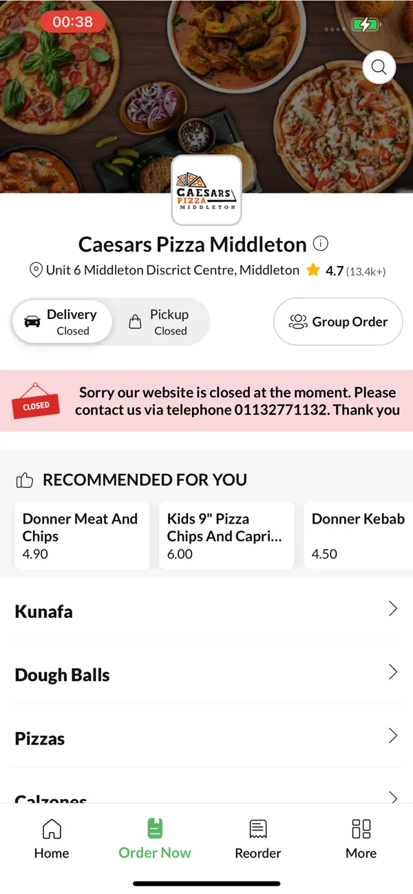Screenshot #2 pour Caesars Pizza Middleton