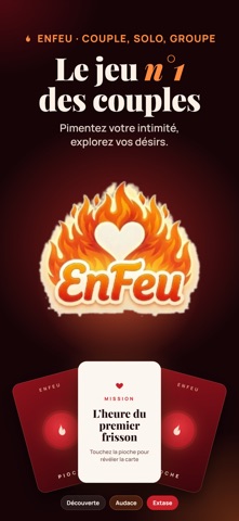 Screenshot 1 of EnFeu : Jeu de Couple Coquin App