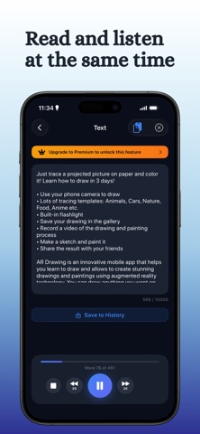 Easy Voice Reader: Text & PDF Screenshot 2 of 9