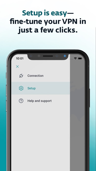 ESET VPN iPhone screenshot 6 - Utilities app