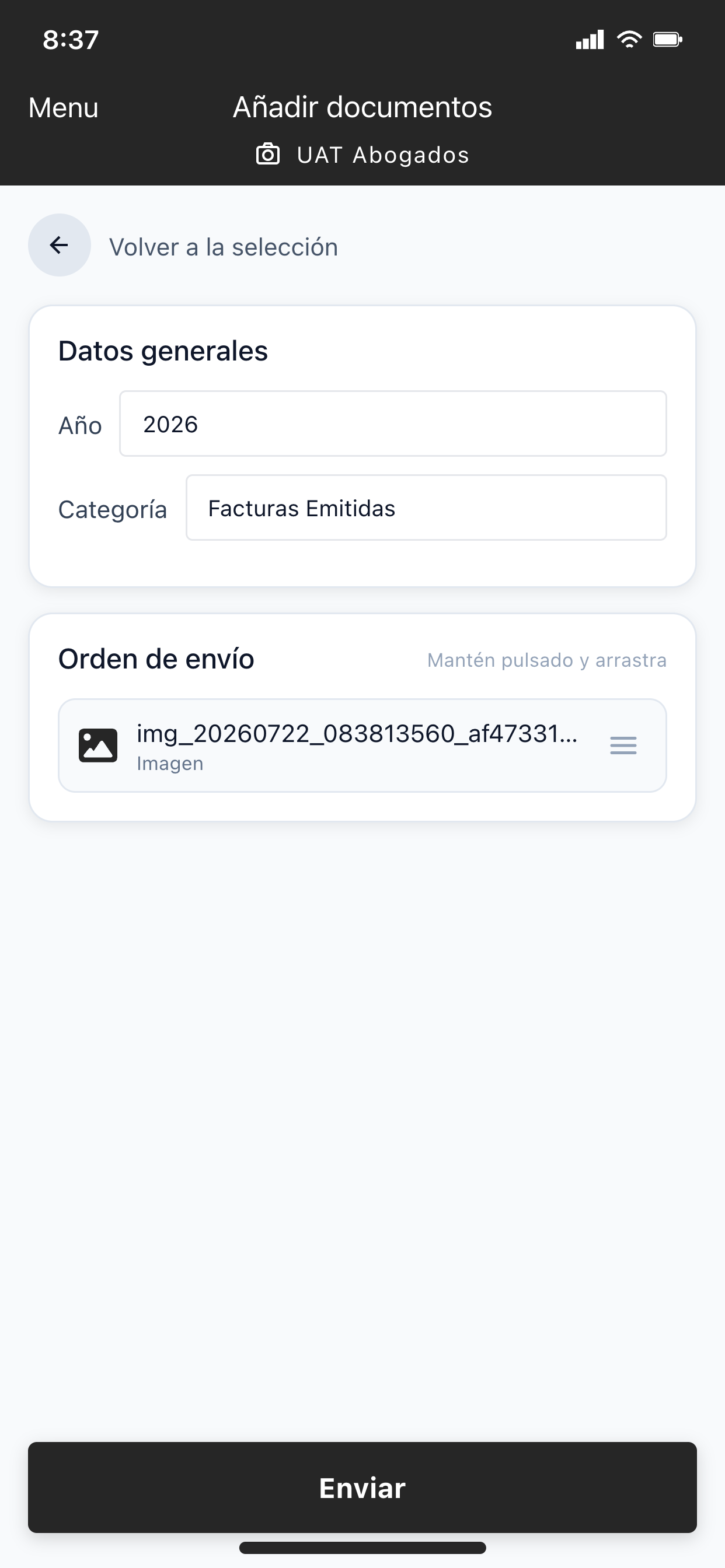 UAT screenshot 5