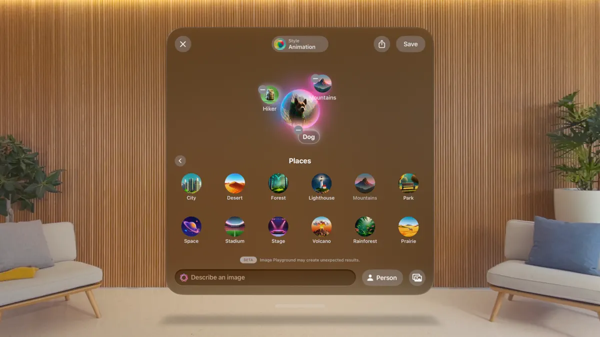 Image Playground screenshot 2