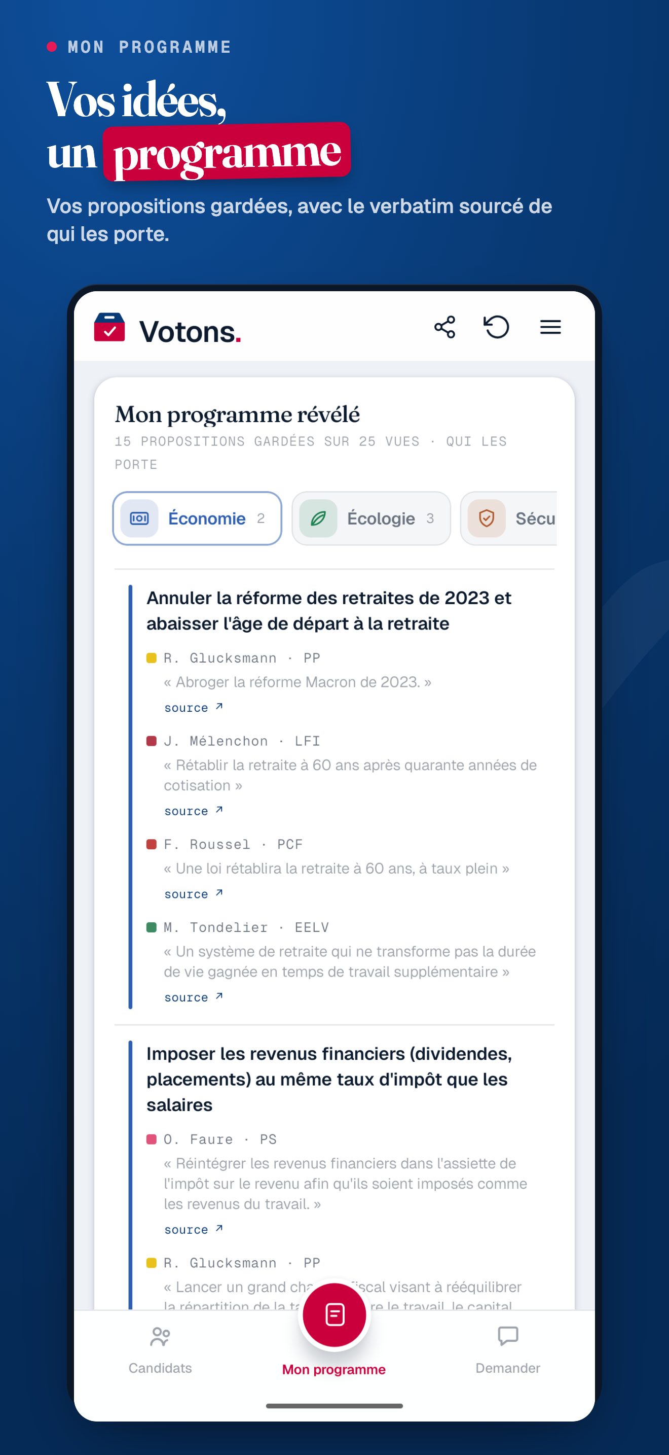 Votons screenshot 5