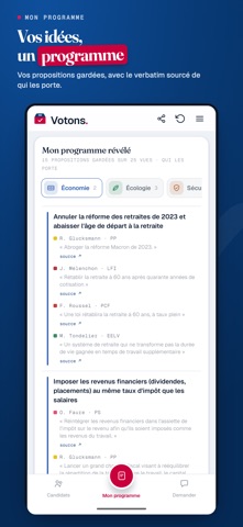 Votons iPhone screenshot 5