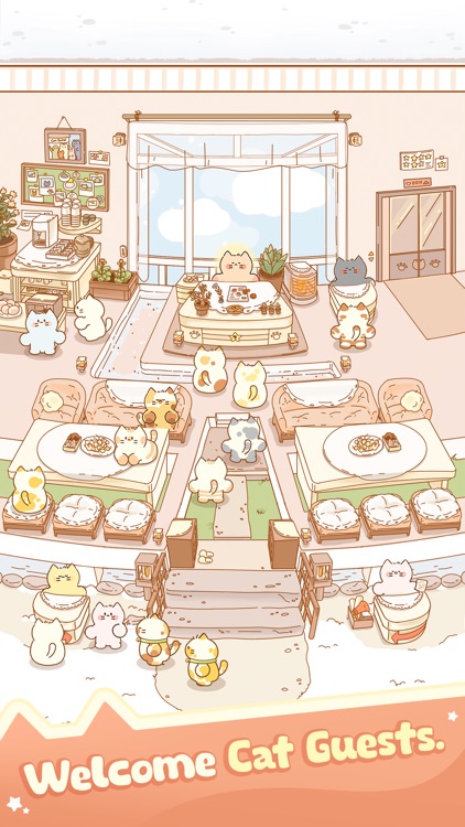 Idle Cat Hotel - Cozy Games