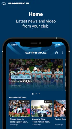 Cronulla Sharks screenshot 1