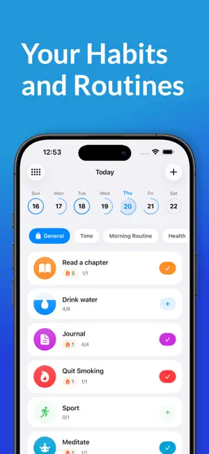 Daily Habit Tracker - Ritunary screenshot 1