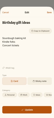 Daily Personal Notes Organizer Screenshot 1 of 6
