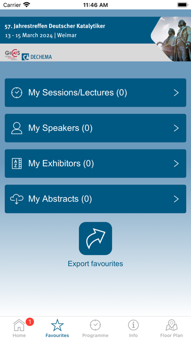 DECHEMA-App Screenshot