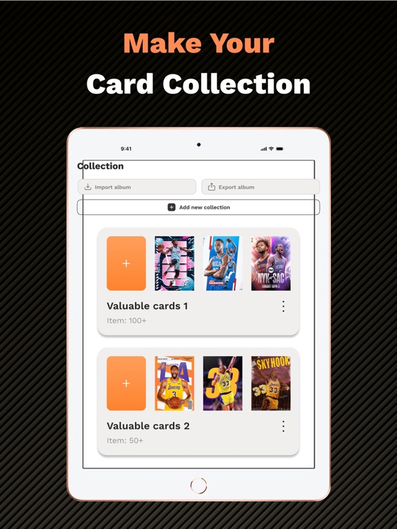 Basketball Card Scanner Value iPad screenshot 5 - Reference app