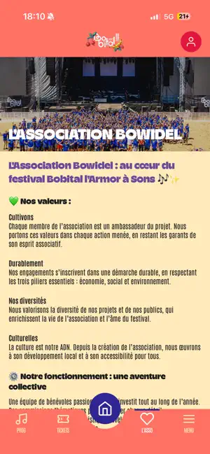 Bobital l'Armor à Sons 2026 iPhone screenshot 4