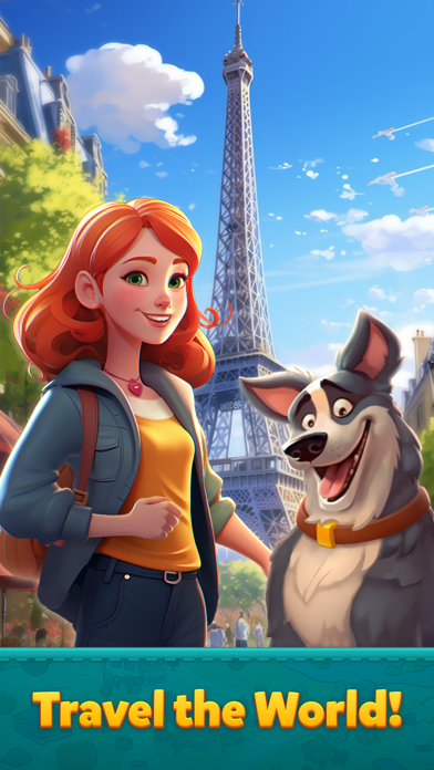 World Tour Merge・Travel Game Screenshot