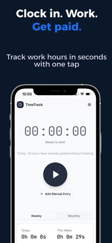 Work Hours Tracker - Stundo Screenshot 1 of 5