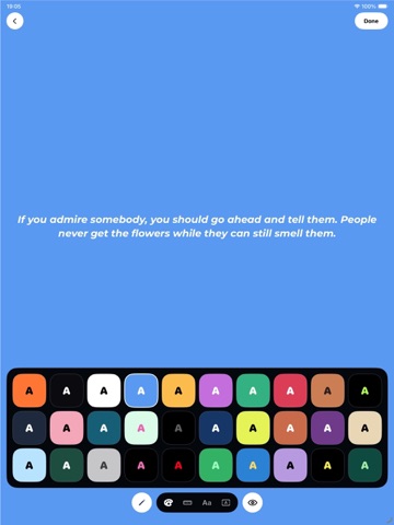 He Said - Quote Wallpaper iPad screenshot