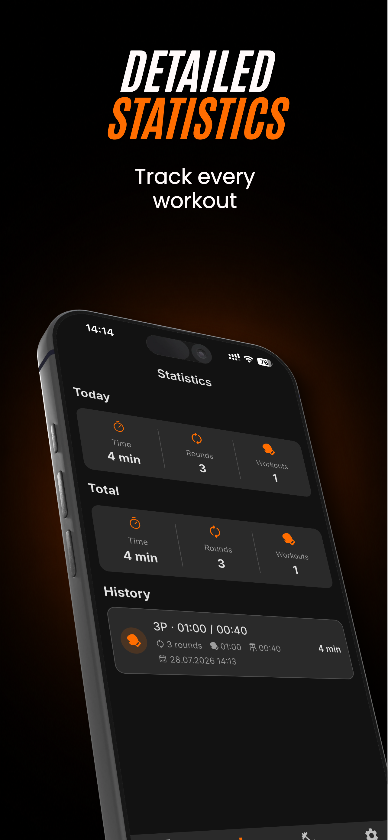 Professional boxing timer screenshot 4