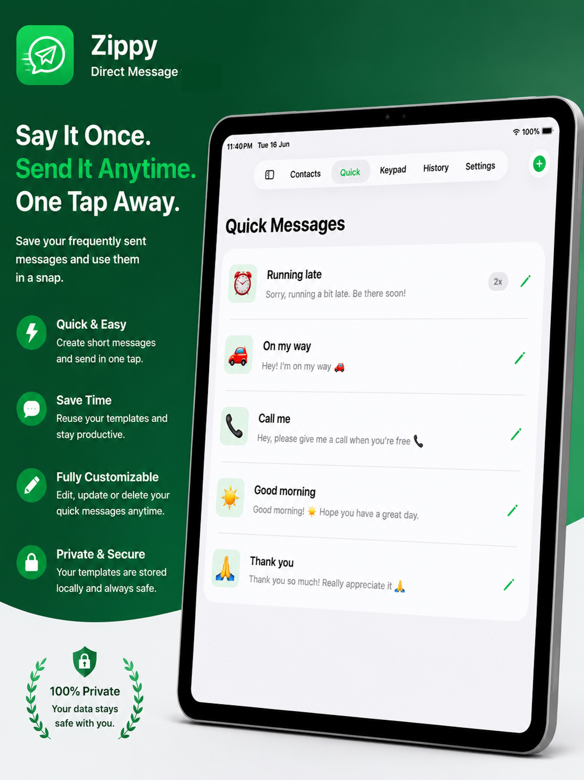 Zippy: Direct Messenger screenshot 9