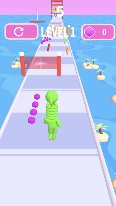 Neck Colorful Run Screenshot