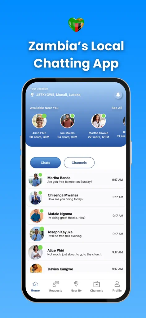 Yapper - Chat Nearby Zambia - Social Networking App | MWM