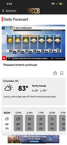 WCCB Charlotte Screenshot 3 of 7