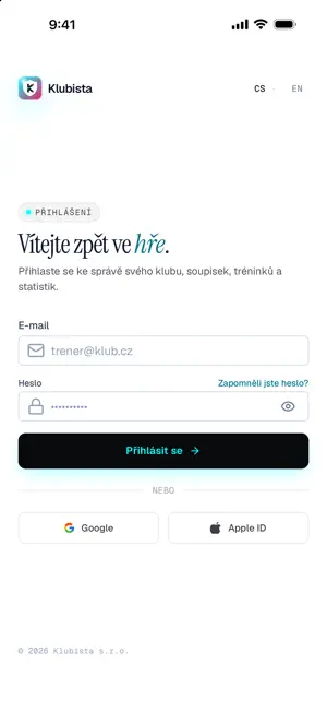 Klubista screenshot 1