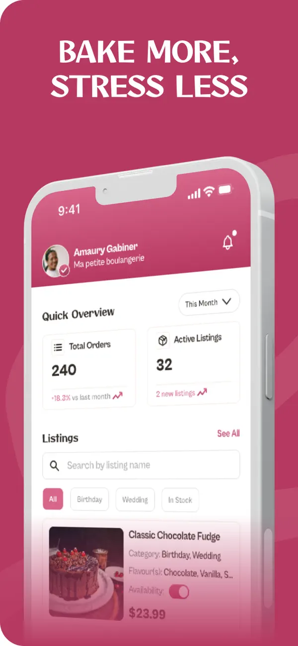 Screenshot #3 pour Hola Bakery App