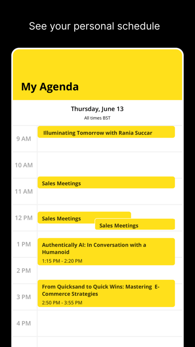Mailchimp Events Screenshot