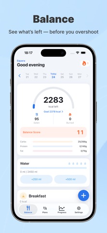 Equora: Day Balance iPhone screenshot
