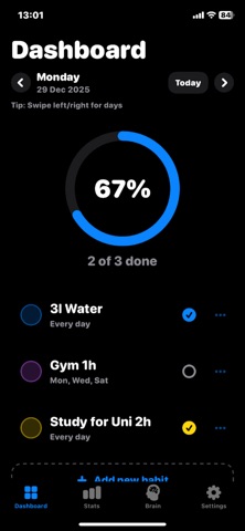 Habit Tracker: Atomic Growth screenshot
