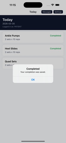 RehabArc screenshot