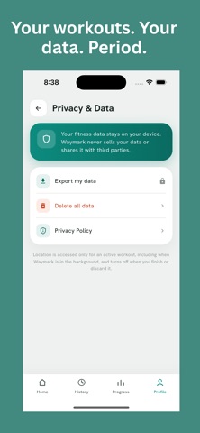 Waymark: GPS Fitness Tracker screenshot