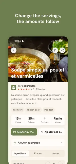 cooknshare: meal plan & list screenshot 4