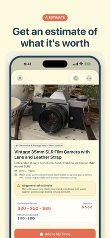 Thrift Scanner Screenshot 1 of 3