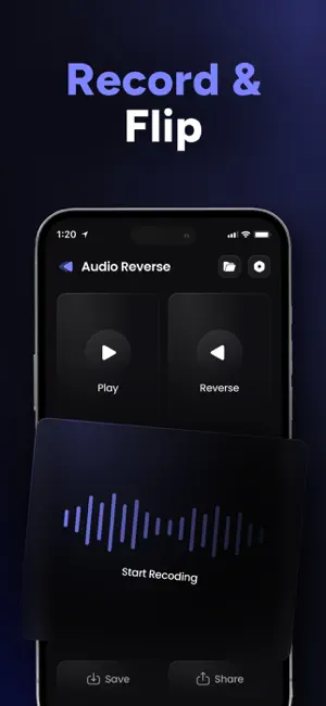 Reverse Audio & Play - RevPlay screenshot 2
