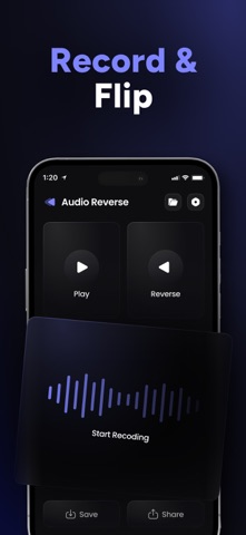 Reverse Audio & Play - RevPlay screenshot