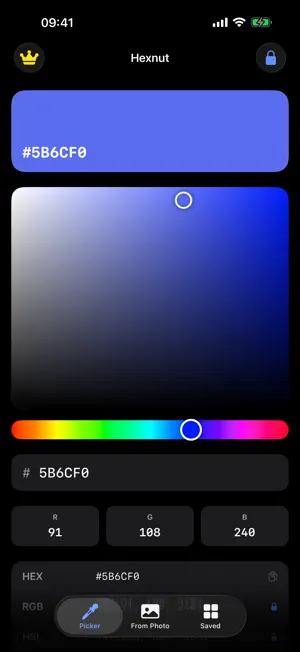Hexnut: Hex Color Picker screenshot 1