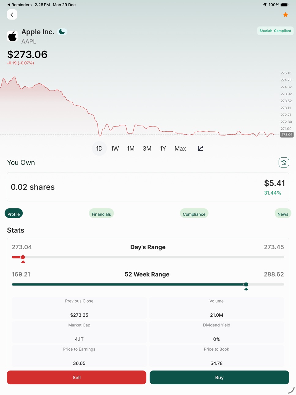 iPad screenshot