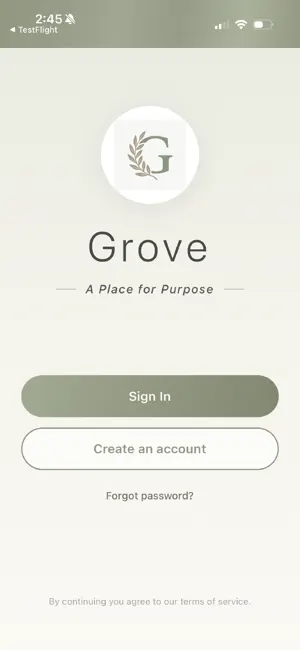 Grove-App screenshot 1