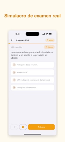 Radioterapia Test Oposición iPhone screenshot