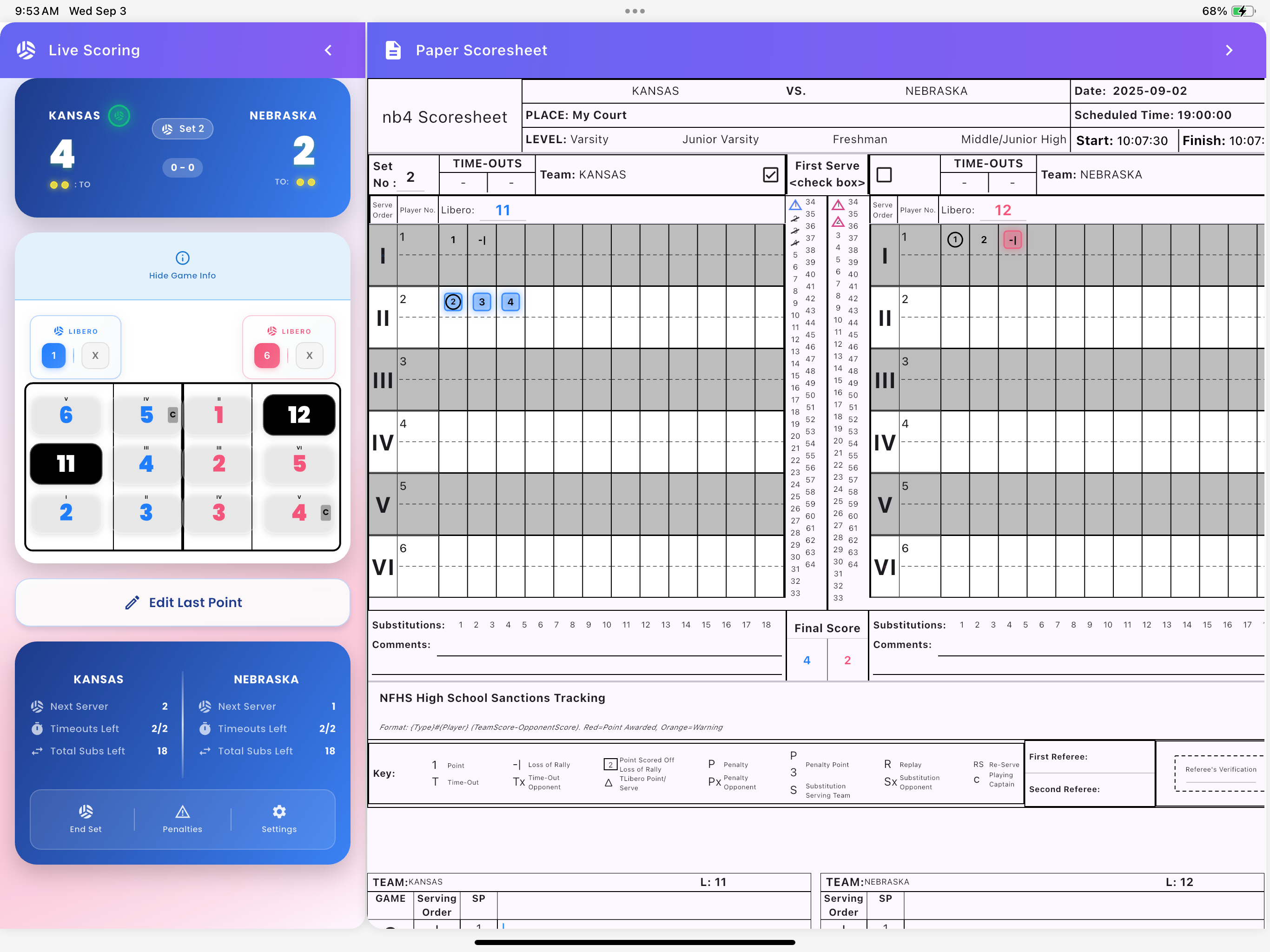 nb4 Scoresheet