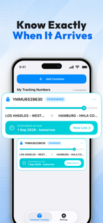 Container Tracker • screenshot 2
