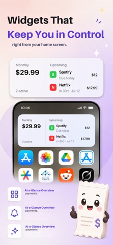 Subscription Manager - SubFlo Screenshot 2 of 4