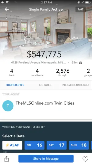 TheMLSonline Home Search screenshot 2