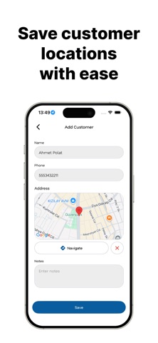 Water Filter Customer Tracker screenshot