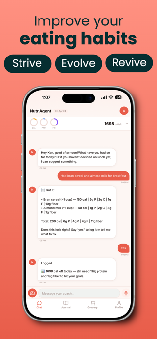 NutriAgent AI Screenshot 4 of 5
