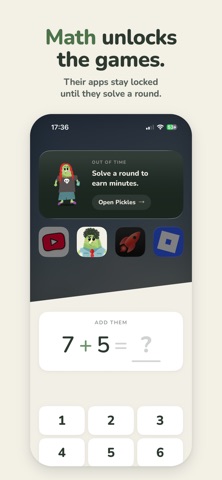 Pickles: Math for Screen Time Screenshot 1 of 5