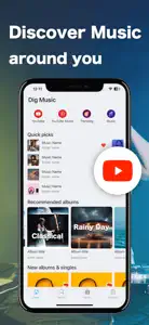 Dig Music-Offline Video & MP3 screenshot #3 for iPhone